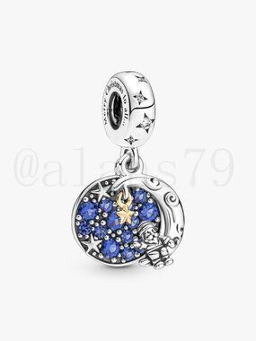 Pandora Santa Claus on the Moon Charm